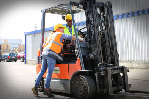 Zeit und Service - Lager und Logistik - Gabelstapler Fachlageristin